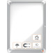 Nobo Premium Plus vitrine extérieure, porte rotante avec serrure, magnetique, 4 x A4