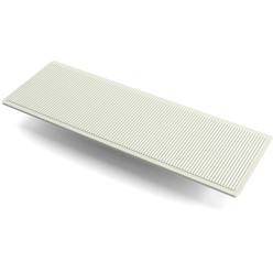 Plastic Glazing Shims 100x24x1mm White / 1000pcs