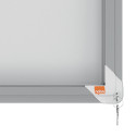 Nobo Premium Plus vitrine intérieure, porte coulissante avec serrure, magnétique, 27 x A4
