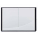 Nobo Premium Plus vitrine intérieure, porte coulissante avec serrure, magnétique, 27 x A4