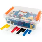 Gemengde platte afstandhouders 50x22mm en 100x22mm dikte van 1 tot 5mm / 250pce