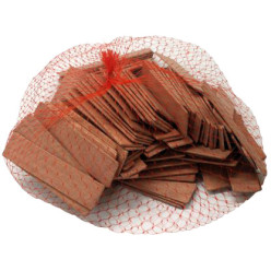 Flat Beech Wood Shims 80x22x2mm Red Pack of 100