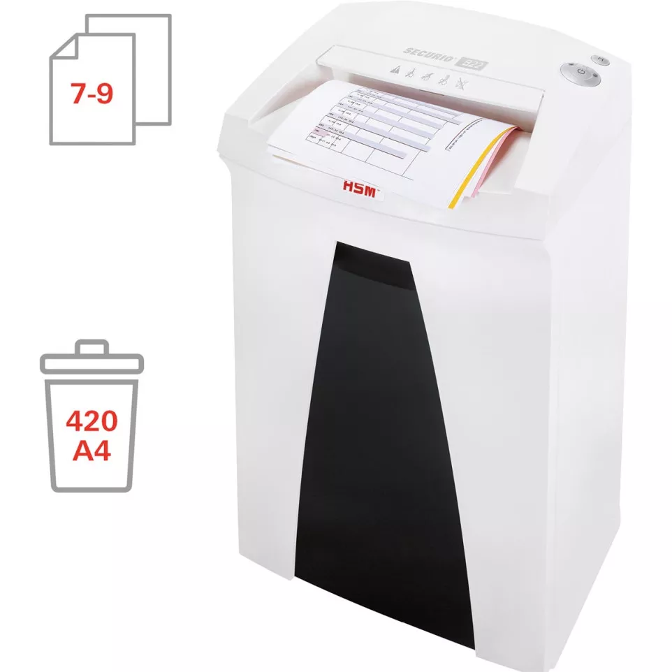HSM Securio B22 Document Shredder 1.9...