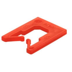 Afstandsblokjes Diskoklick 65x52,5x4mm geel / 1000pce
