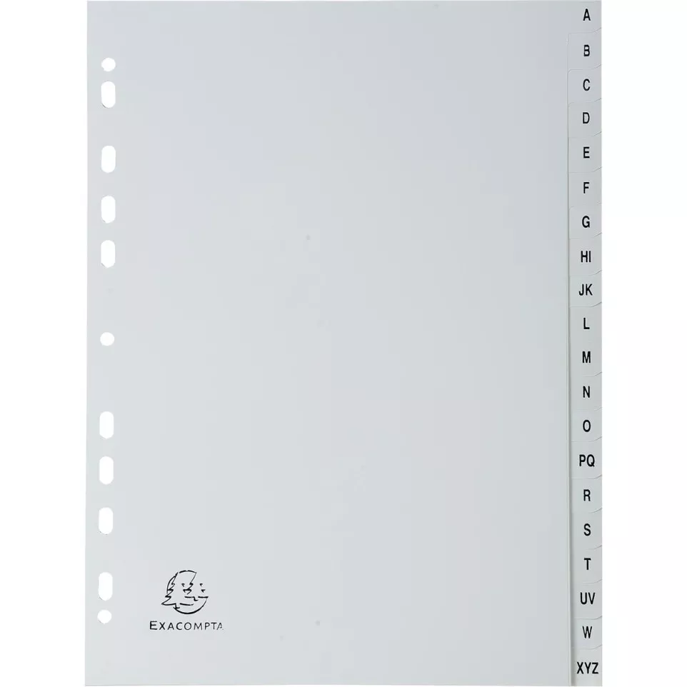 Exacompta tabbladen voor ft A4, uit...
