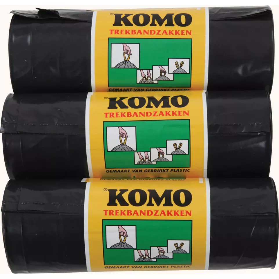 Komo Garbage Bags with Drawstring 43...