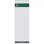 Leitz étiquettes de dos, voor serie 1080, ft 6,1 x 19,2 cm, paquet de 100 pièces, blanc