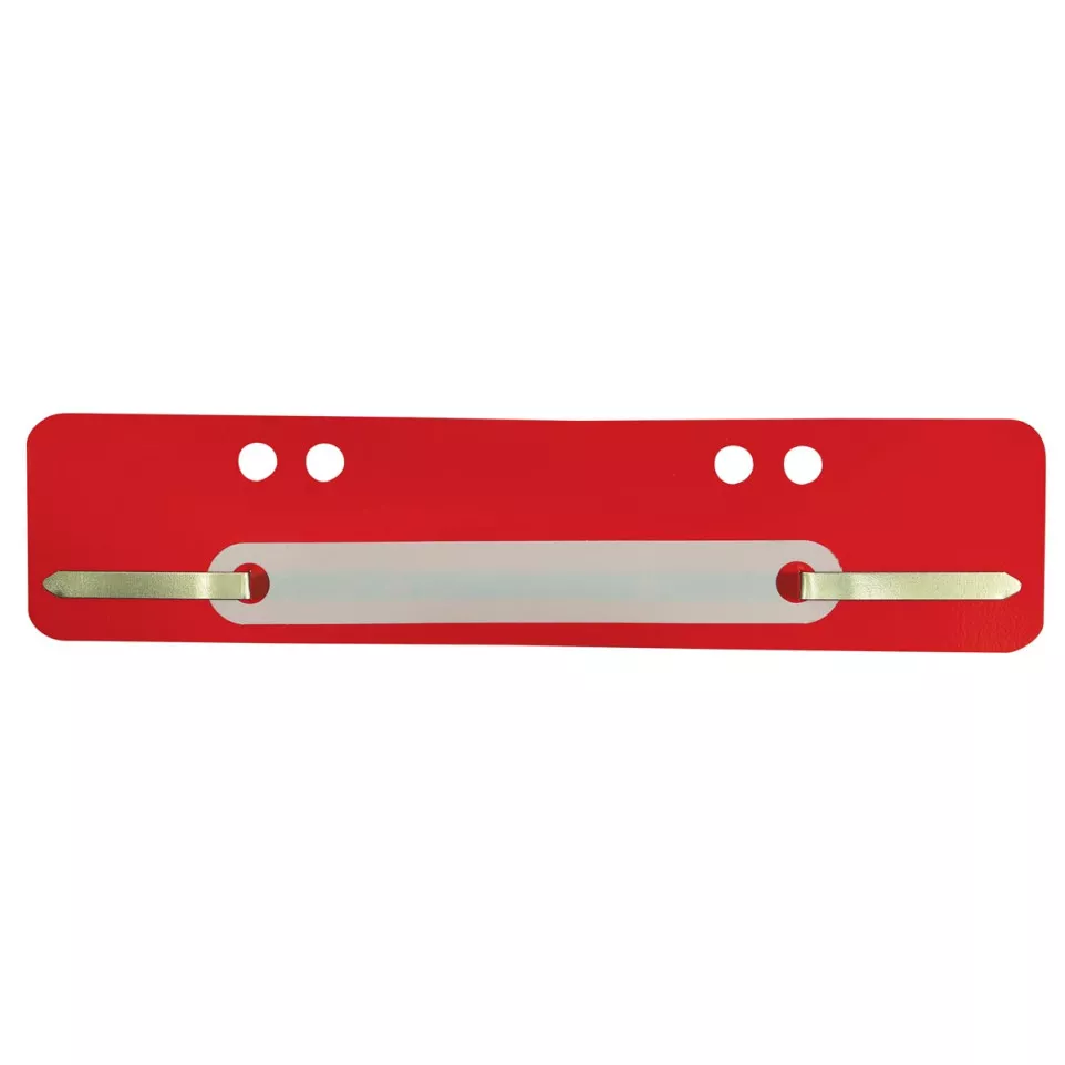File Fasteners, Red, Pack of 25