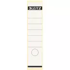 Leitz rugetiketten, zelfklevend, ft 6,1 x 28,5 cm, pak van 10 stuks, wit