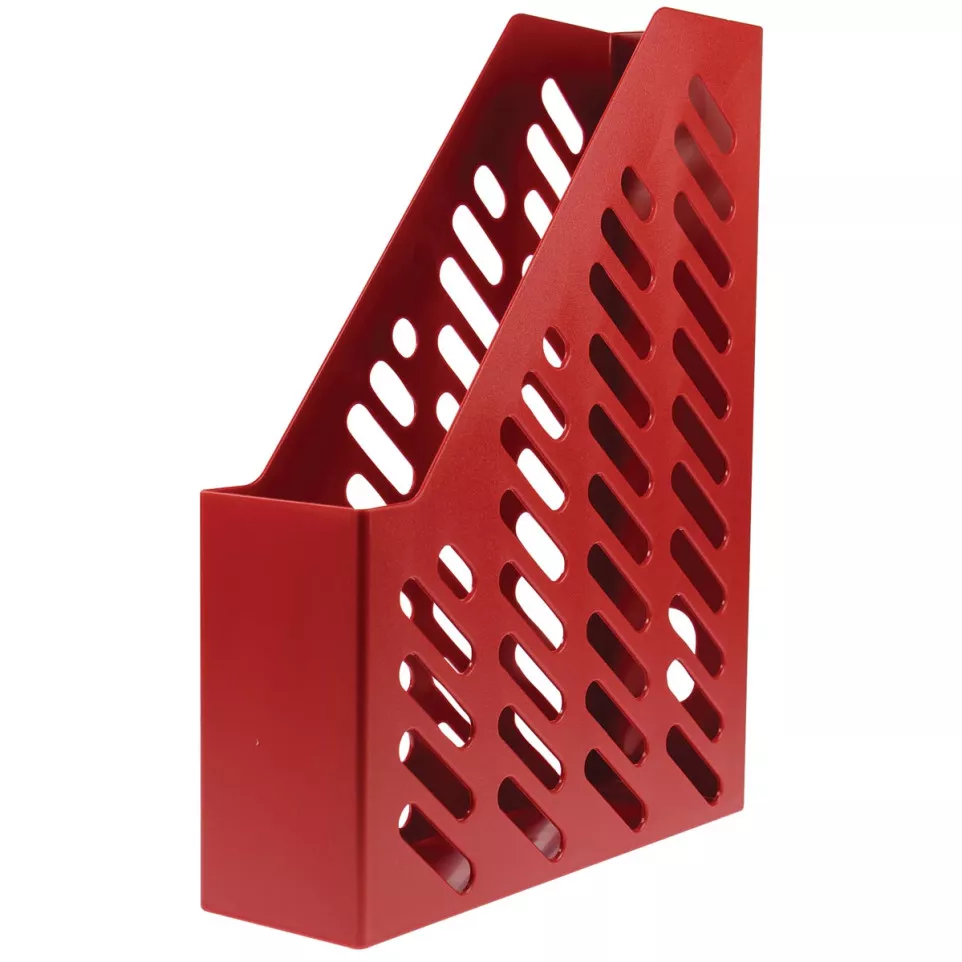 Han tijdschriftenhouder rood