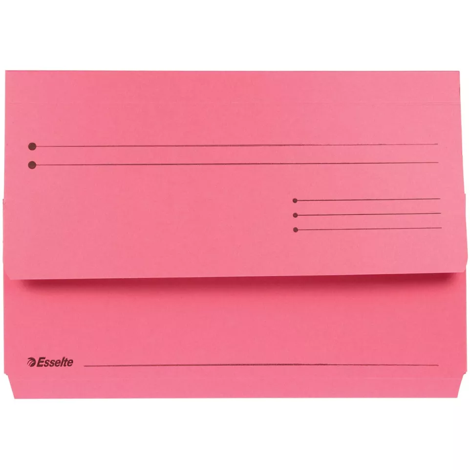 Esselte documentenmap Pocket File rood