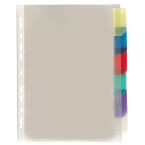 Viquel 6-Tab Punched Folder