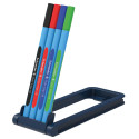 Schneider balpen Slider Edge, extra breed, geassorteerde kleuren, opstelbare doos van 4 stuks