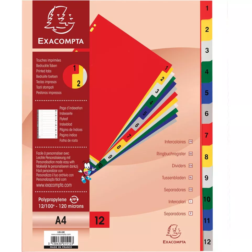 Exacompta intercalaires numérique...