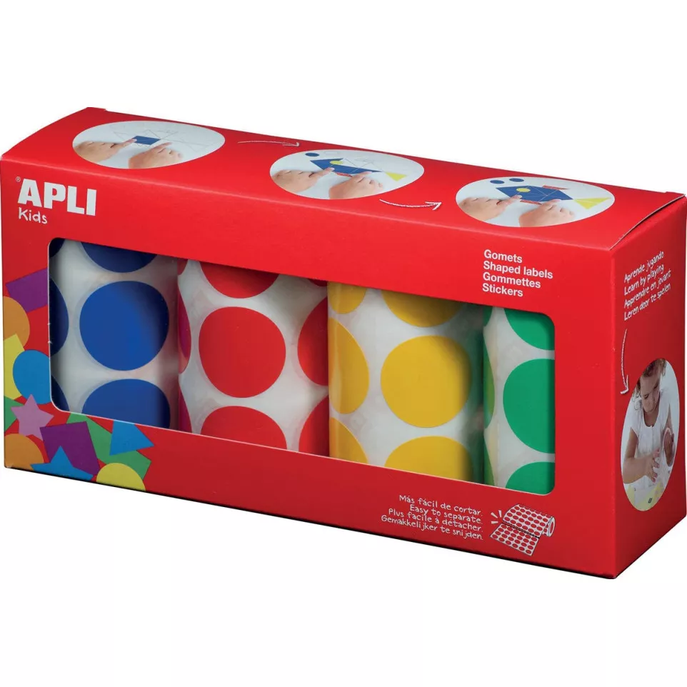 Apli Kids gommettes XL, diamètre 33...