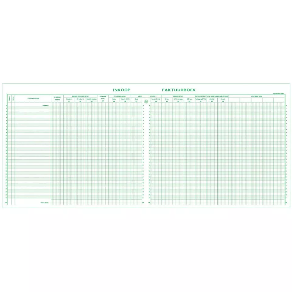 Exacompta Purchase Register, 27 x 32...