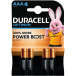 Duracell Optimum AAA Alkaline Batteries Pack of 4