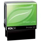 Colop stempel met voucher Green Line Printer 20, max. 4 regels, voor Nederland, ft 38 x 14 mm