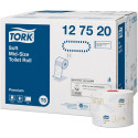 Tork Premium Soft Mid-Size Toilet Paper 2-Ply T6 System White Pack of 27 Rolls