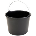 Bucket, 12 liters, black