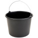 Bucket, 12 liters, black