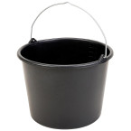 Bucket, 12 liters, black