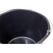 Bucket, 12 liters, black