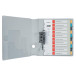 Leitz Cosy tabbladen, ft A4, 11-gaatsperforatie, PP, geassorteerde kleuren, set 1-10