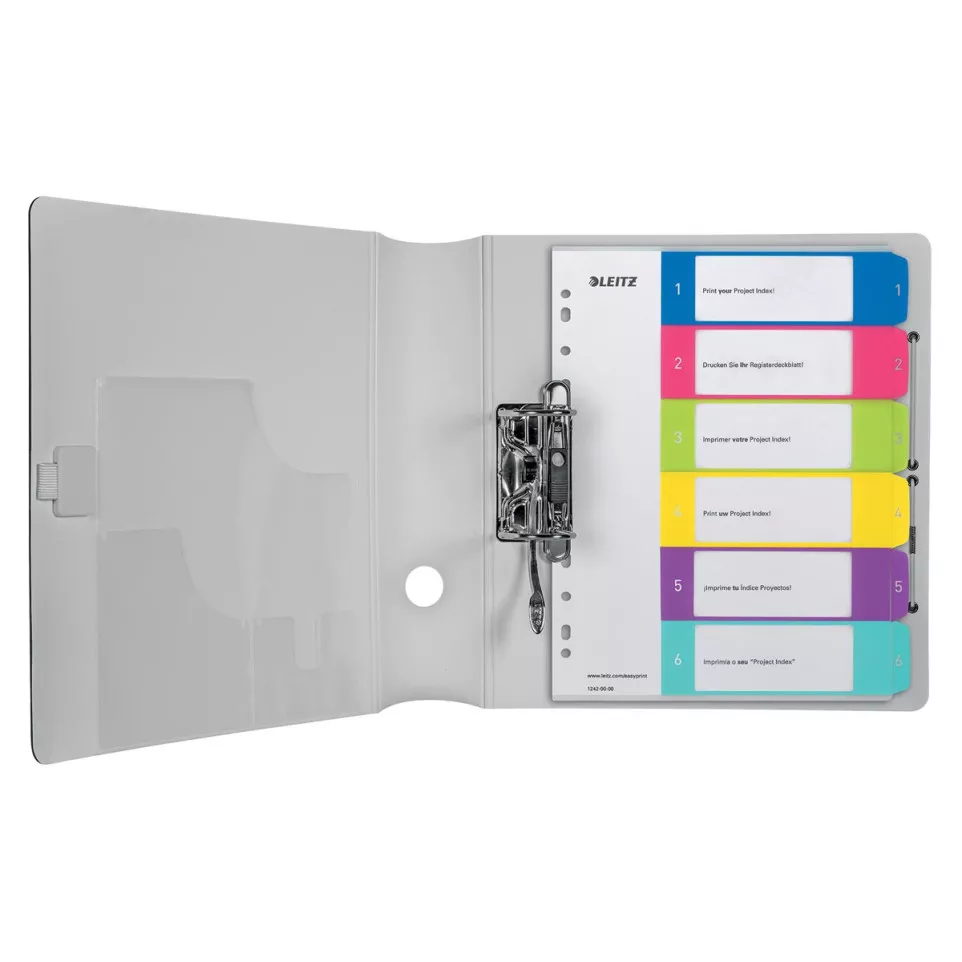 Leitz WOW printbare index, 6 tabs