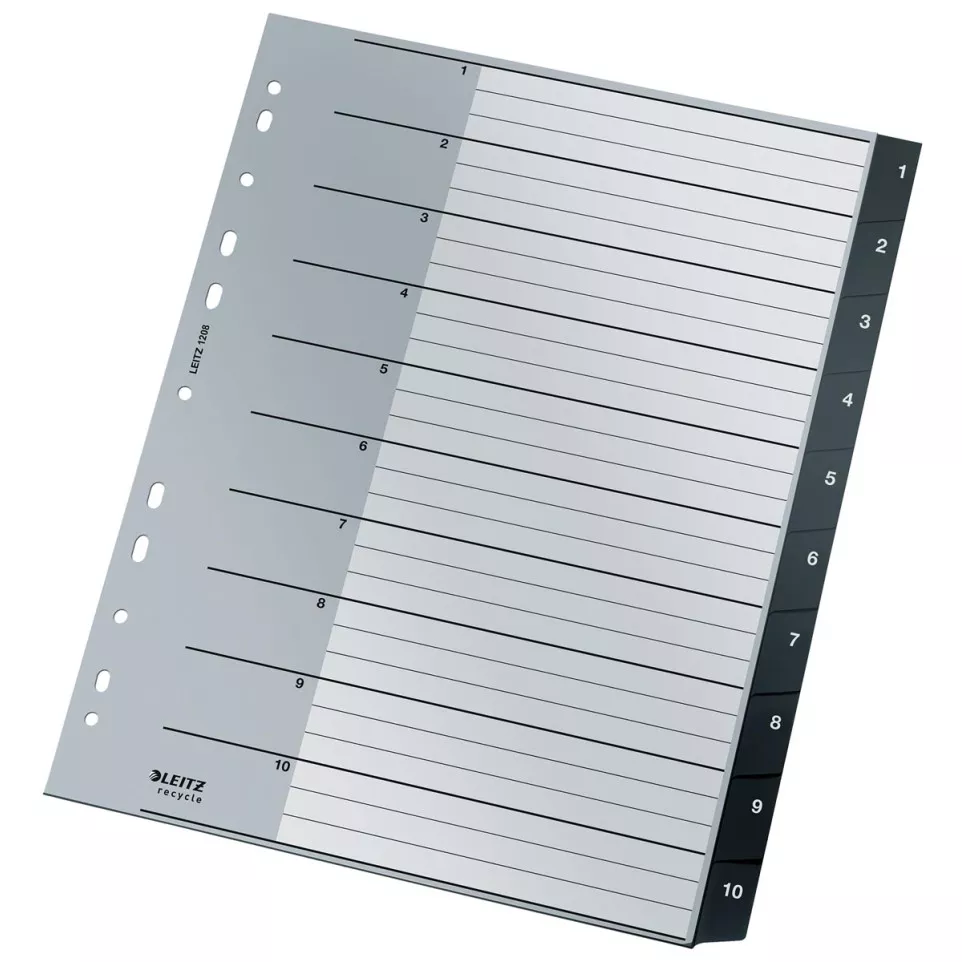 Leitz Recycle intercalaires, ft A4,...
