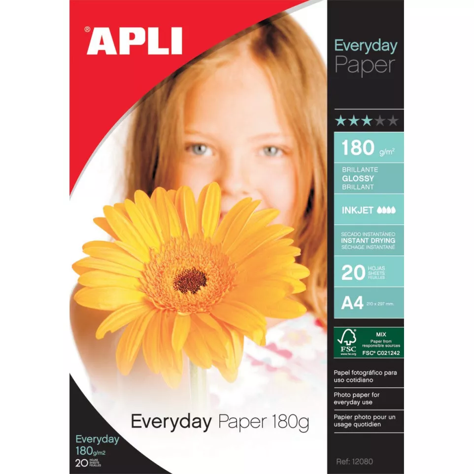 Apli Photo Paper Everyday A4 180gsm...