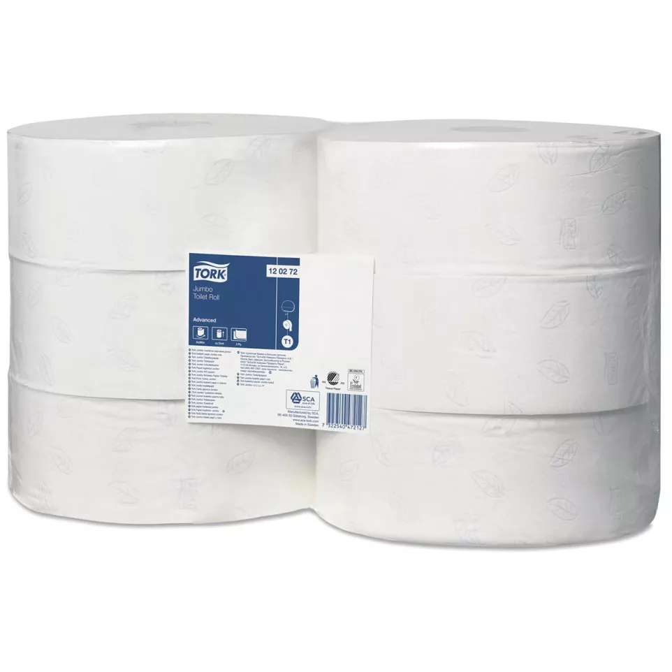 Tork papier toilette Jumbo, 2 plis,...