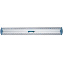 Maped latte Aluminium, graduation double, 30 cm