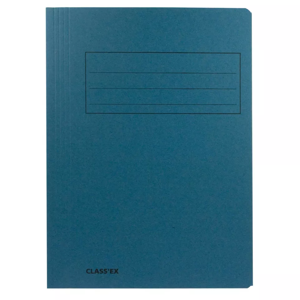 Class'ex Cardboard Folder Blue 23.7 x...