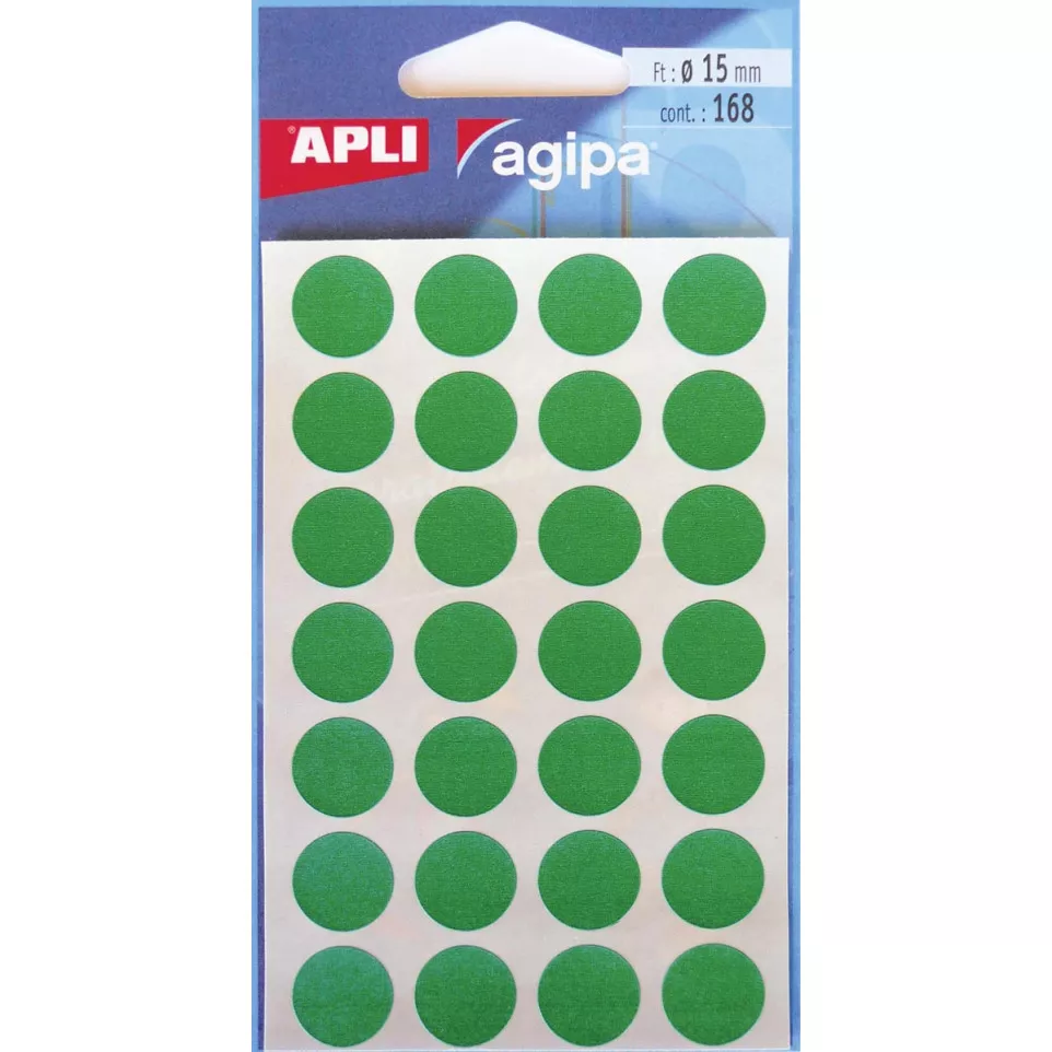 Agipa étiquettes ronds en pochette...