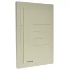 Class'ex zip folder, 25 x 32 cm, A4 size, grey