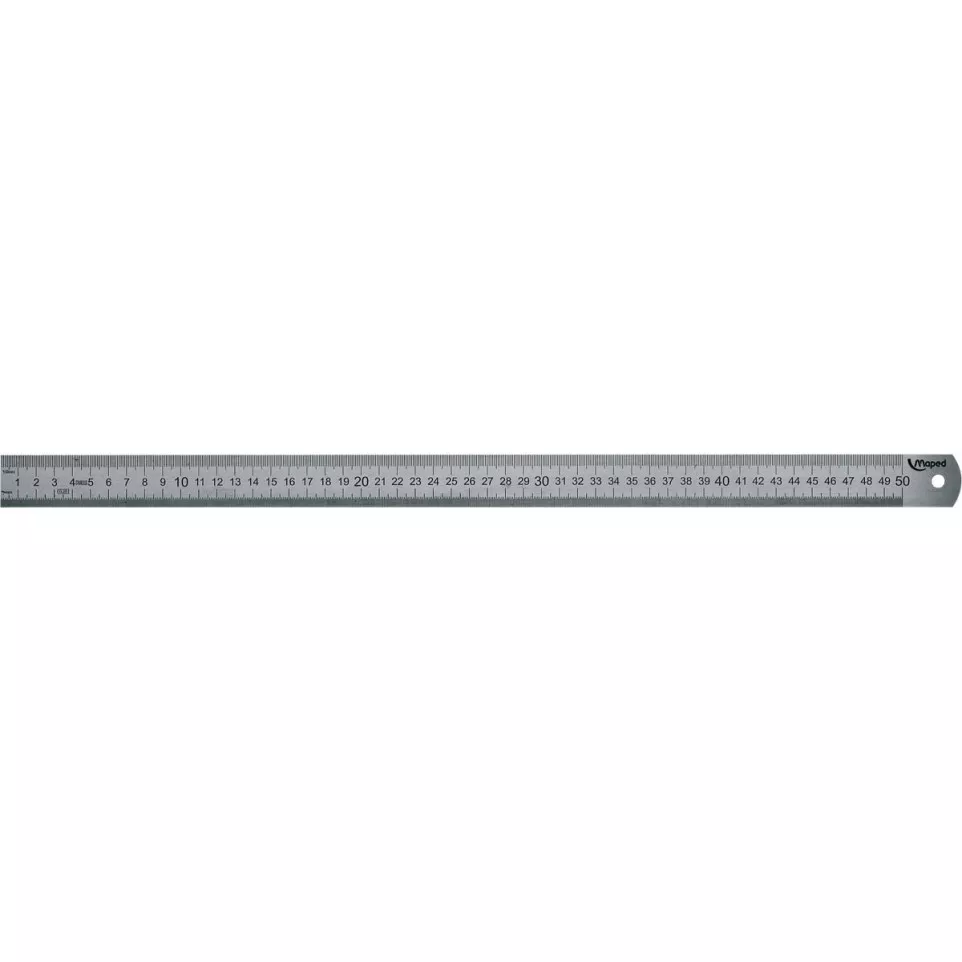 Maped latte en acier inoxydable, 50 cm