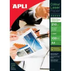 Apli Colour Laser Photo Paper A4 210gsm Pack of 100 Sheets