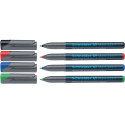 Schneider permanent marker Maxx 222, etui van 4 stuks in geassorteerde kleuren