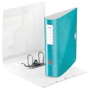 Leitz WOW classeur à levier Active, dos de 8,2 cm, bleu glacier