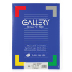 Gallery white labels, 105 x...
