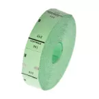 Green Ticket Rolls, 1000 Tickets