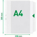 Leitz Premium A4 Folder, right-side opening with flap, 30% recycled plastic