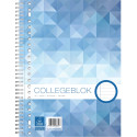 College Notebook, A4 Lined, 80 Pages, Cardboard Cover