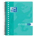 Oxford School College Notebook, A5+ size, 160 pages, 17 holes, margin, lined, assorted colors
