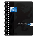 Oxford School College Notebook, A5+ size, 160 pages, 17 holes, margin, lined, assorted colors