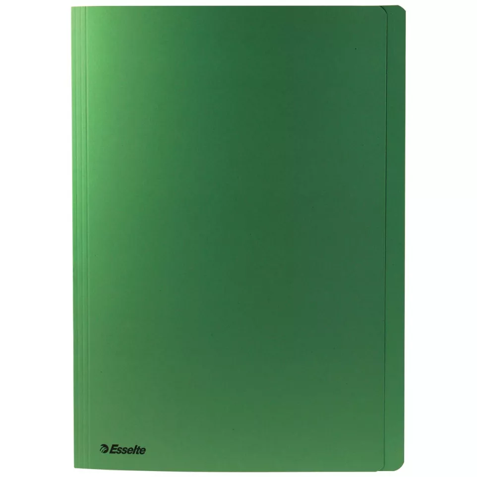 Esselte A4 Green Cardboard File Folder