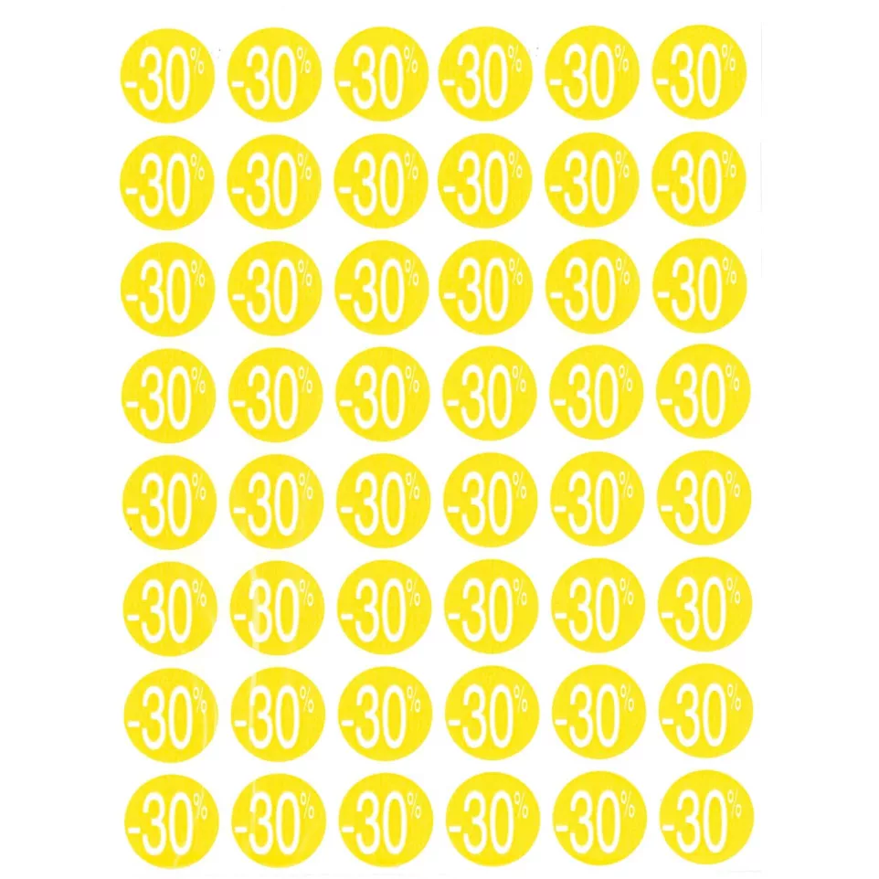Agipa Etiquettes remises -30%, jaune,...