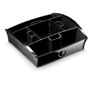 Take A Break by CEP plateau distributeur, ft 20,5 x 21,6 x 6,8 cm, noir