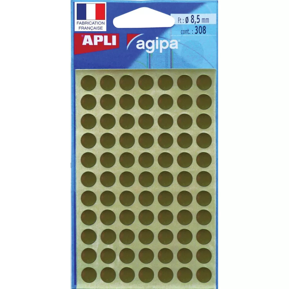 Agipa étiquettes ronds en pochette...